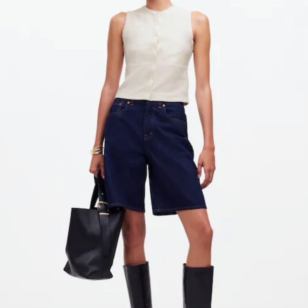 NWT- Madewell Cream Textured Knit Vest